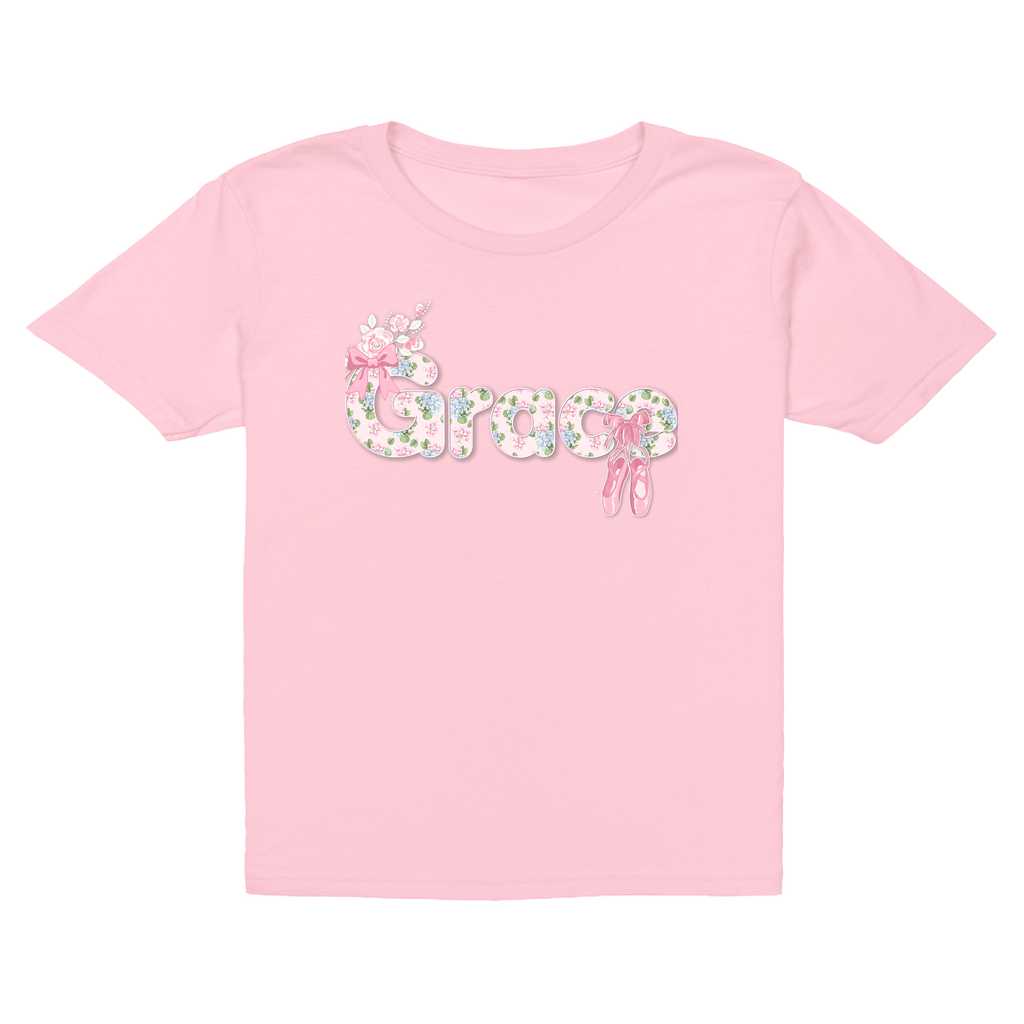 Ballerina Personalized T-Shirts (Youth Sizes) Amazing Faith Designs