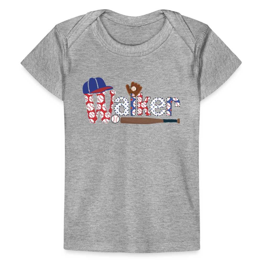 Baseball Personalized Organic Baby T-Shirt SPOD
