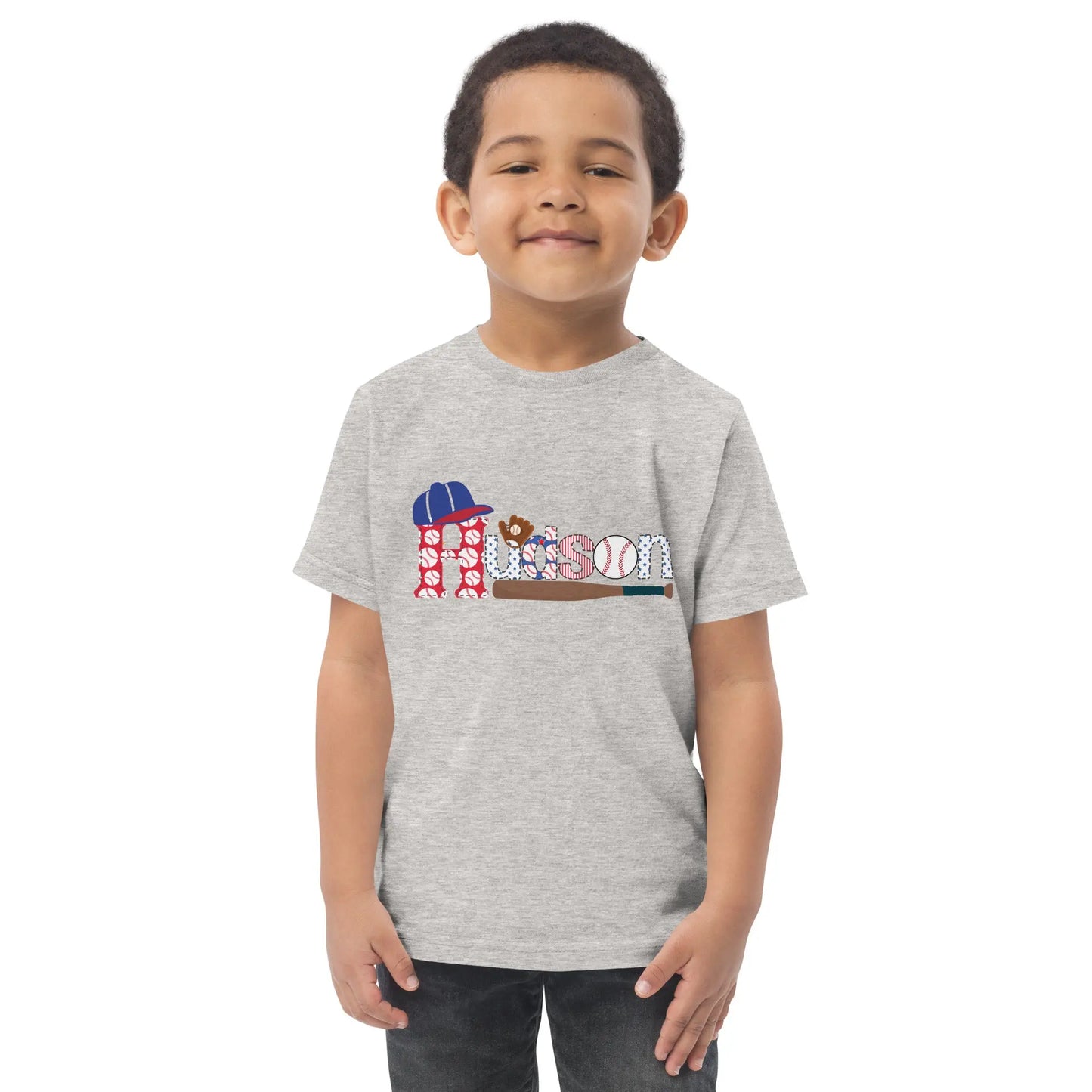 Baseball Personalized Toddler T-shirt Amazing Faith Designs