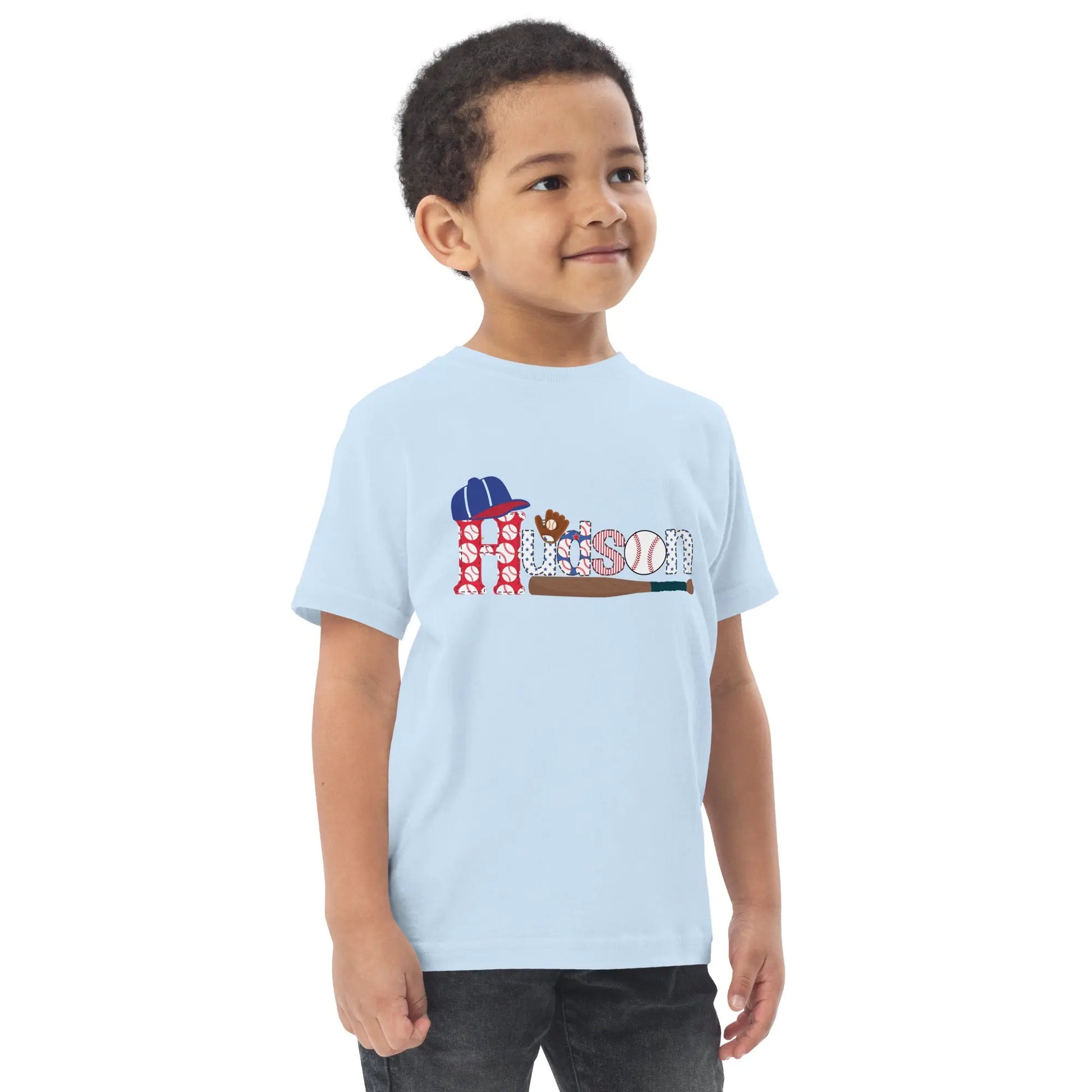 Baseball Personalized Toddler T-shirt Amazing Faith Designs