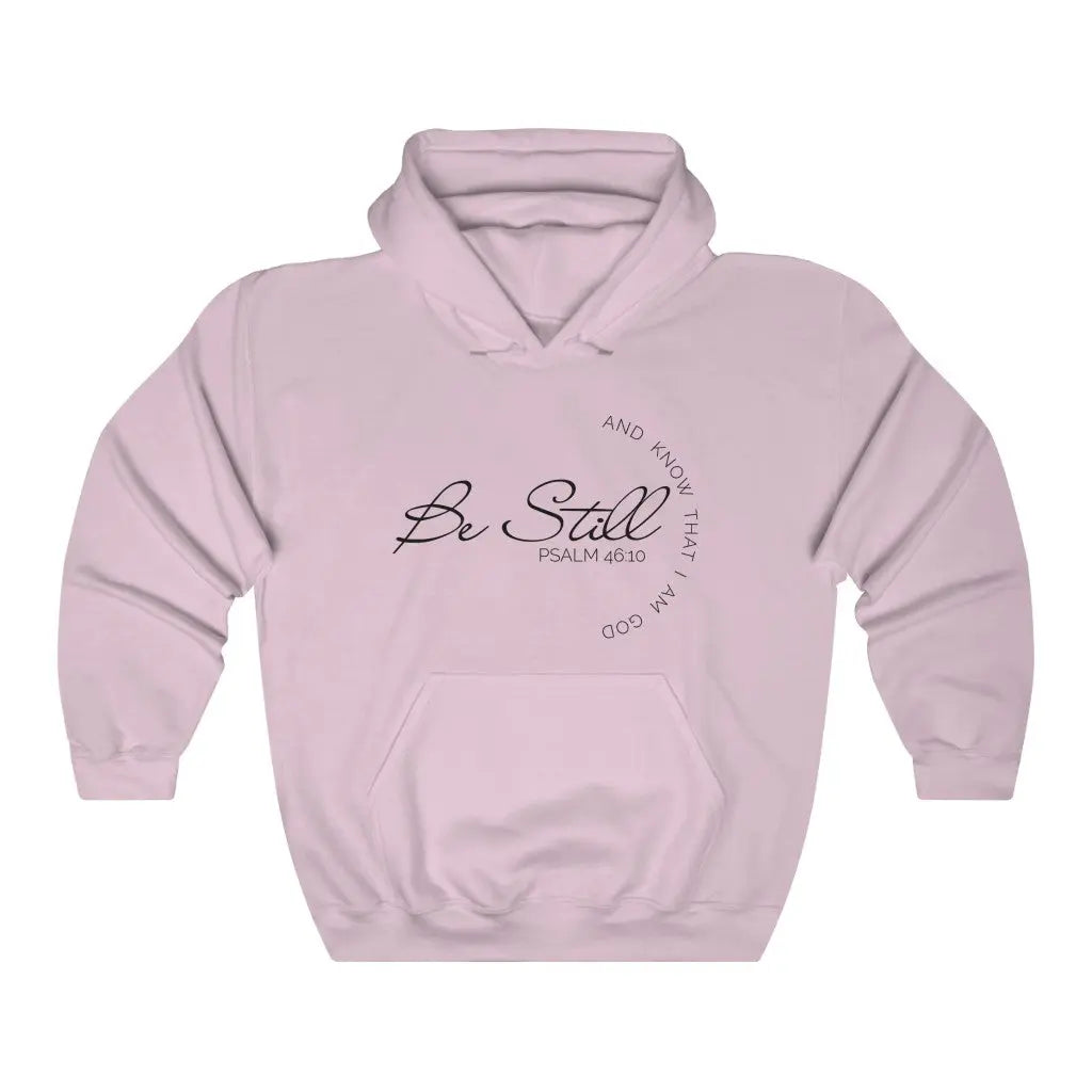 Be Still Christian Hoodie, Psalm 46:10 - Amazing faith Designs