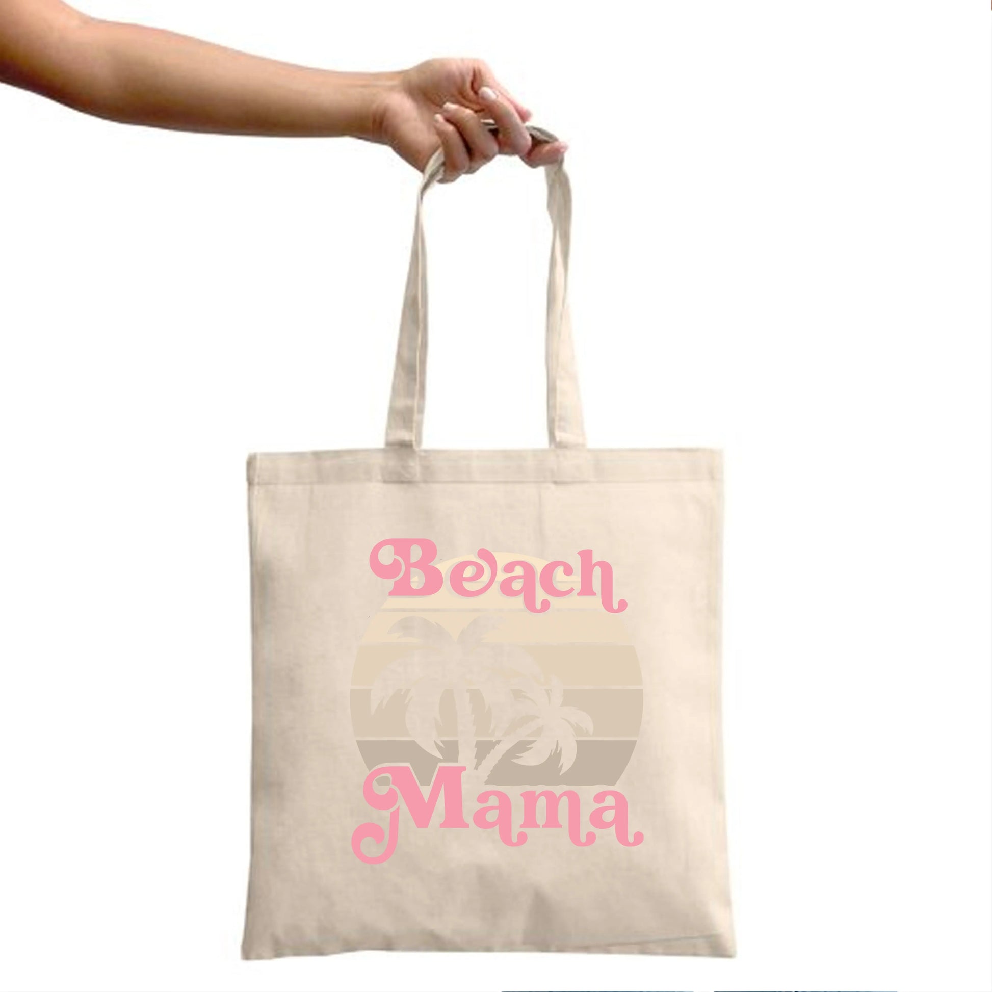 Beach Mama Canvas Tote Bags Amazing Faith Designs
