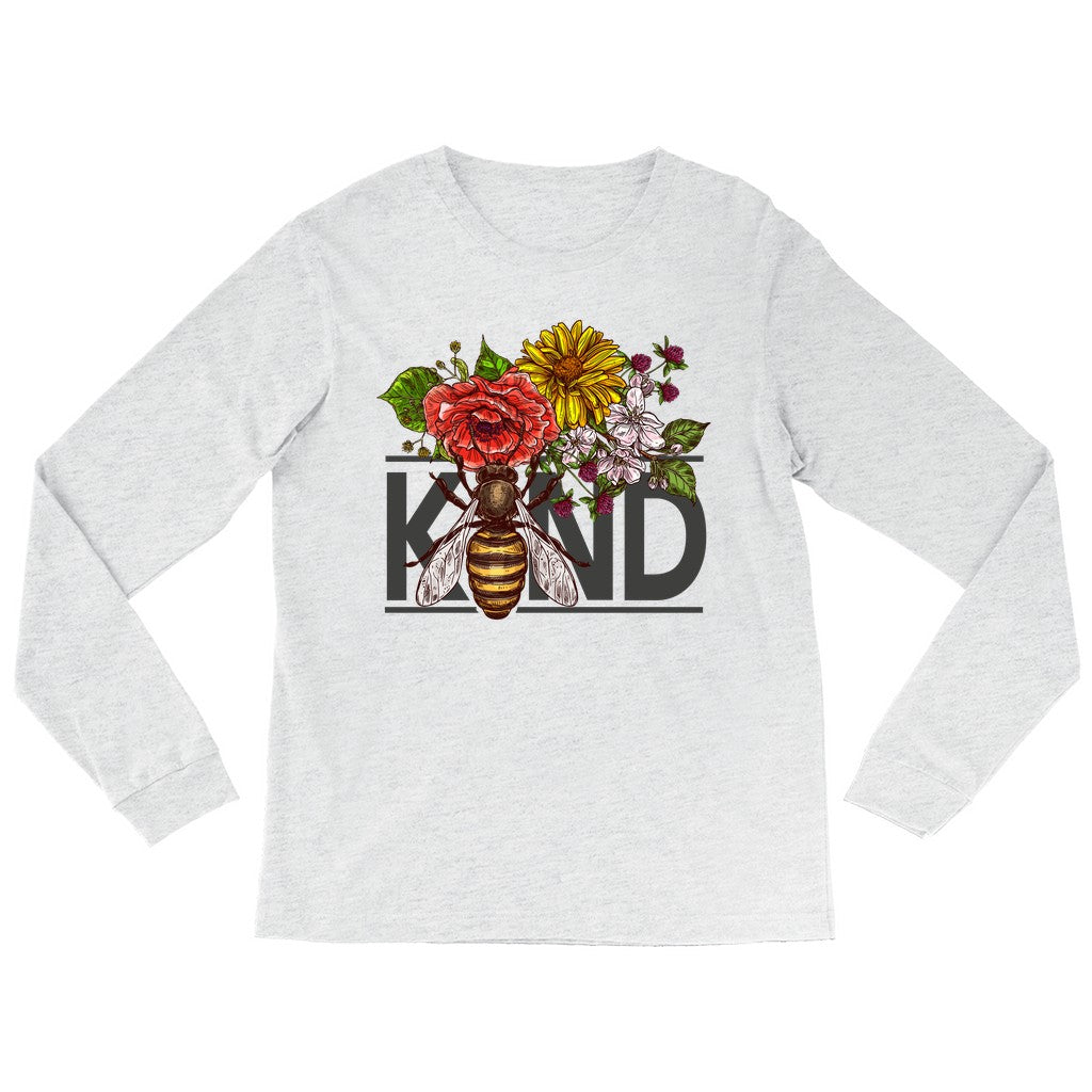 Bee Kind Long Sleeve Shirt Amazing Faith Designs