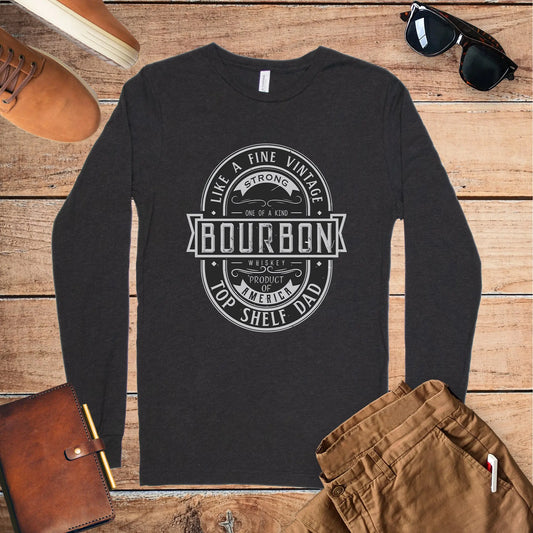 Bourbon Dad Tri-Blend Long Sleeve Shirt Amazing Faith Designs