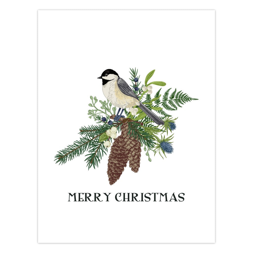 Chickadee Christmas Note Cards Amazing Faith Designs