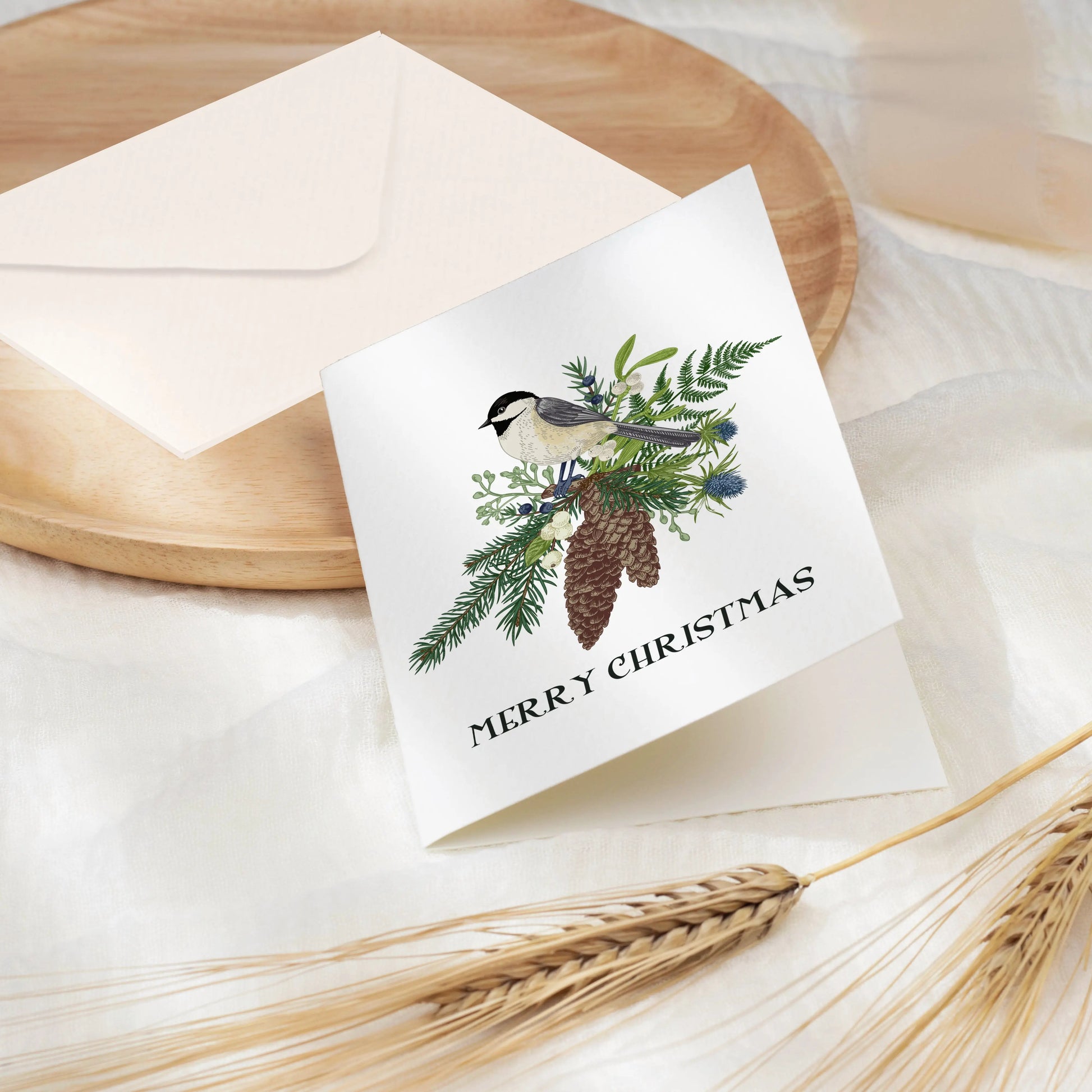 Chickadee Christmas Note Cards Amazing Faith Designs