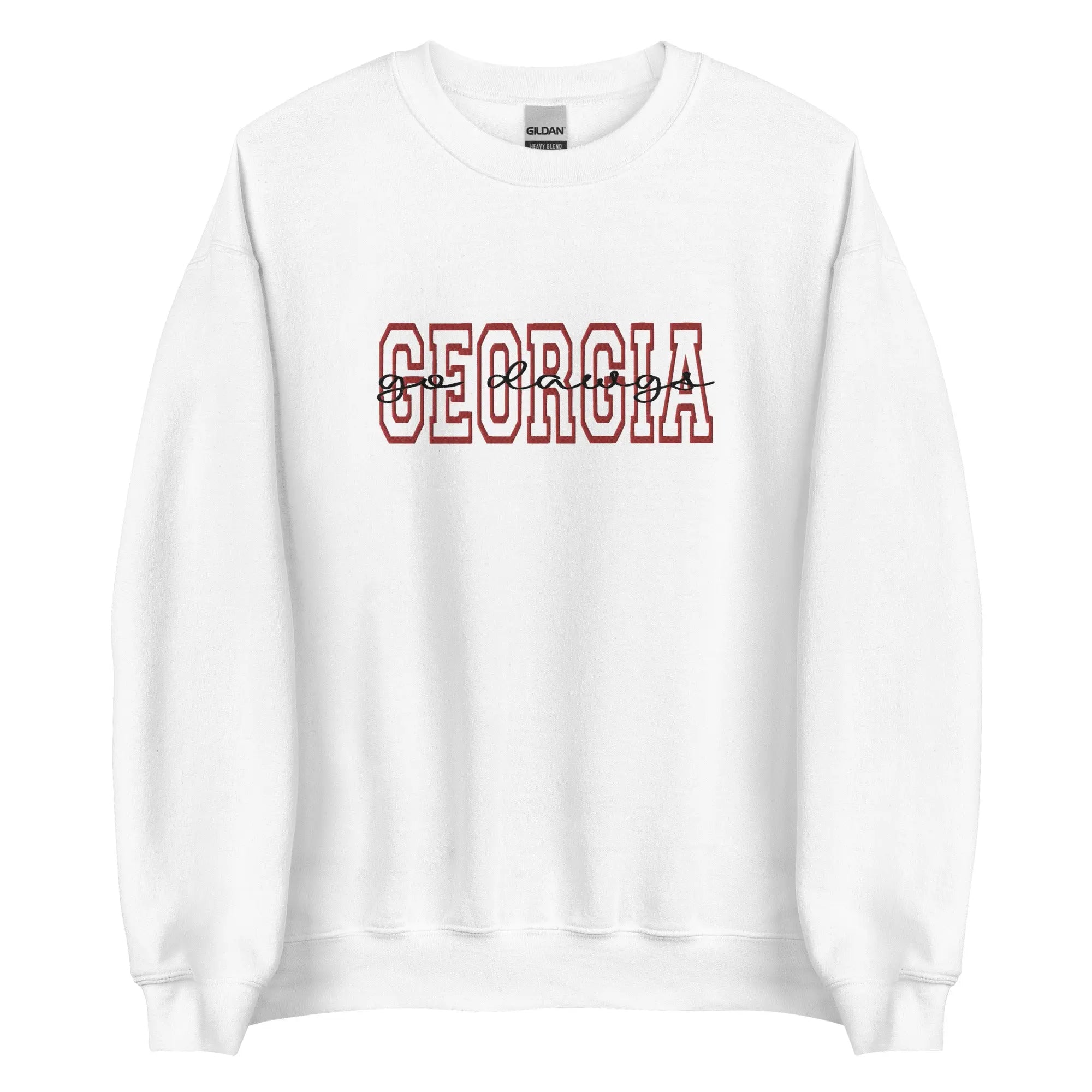 Custom embroidered college online sweatshirts