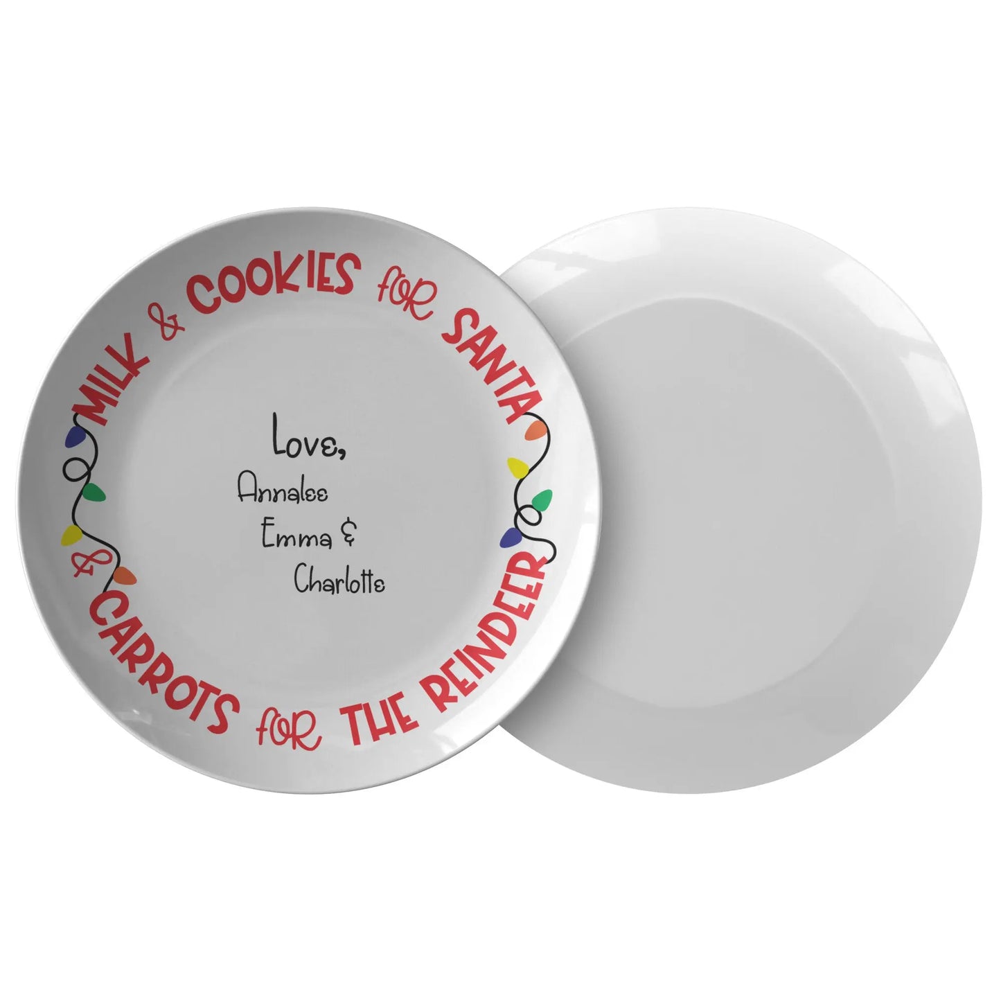 Cookies for Santa Plate - Personalized, Christmas Cookies Plate, Christmas Eve Plate teelaunch