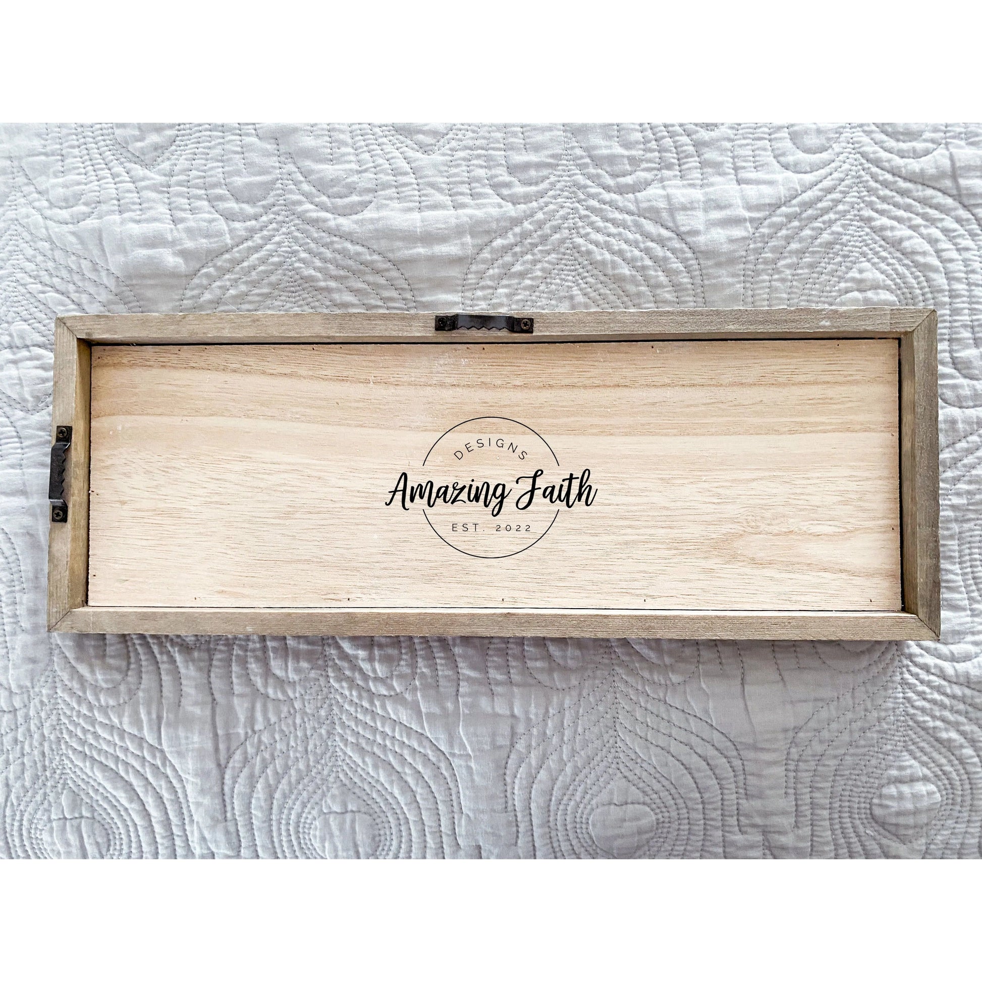 Copy of Fear Not Rustic Whitewashed Wood Frame Sign | 5.5" x 15" Farmhouse Decor | Christmas Wood Decor | Isaiah 9:6 amazingfaithdesigns
