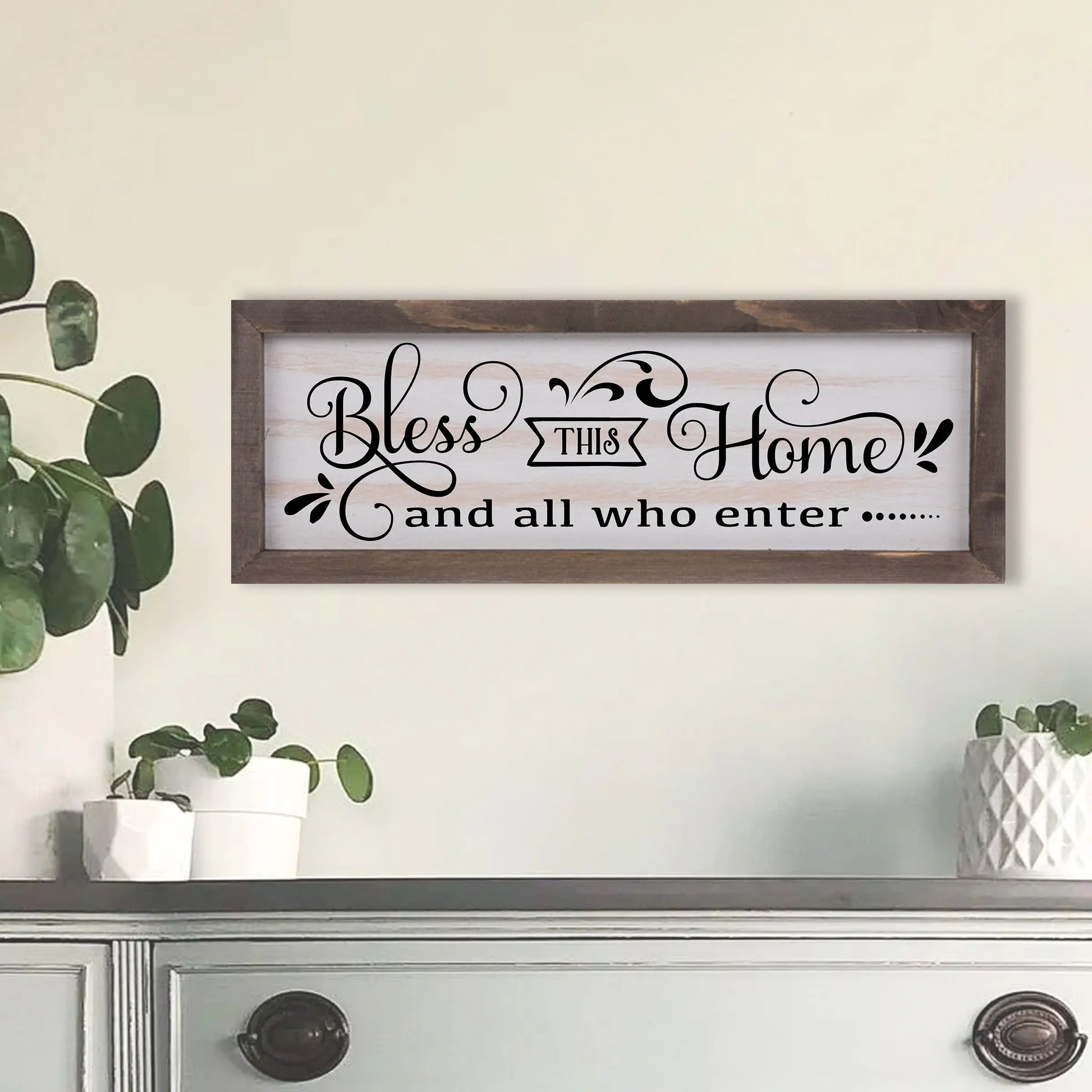 Copy of Fear Not Rustic Whitewashed Wood Frame Sign | 5.5" x 15" Farmhouse Decor | Christmas Wood Decor | Isaiah 9:6 amazingfaithdesigns
