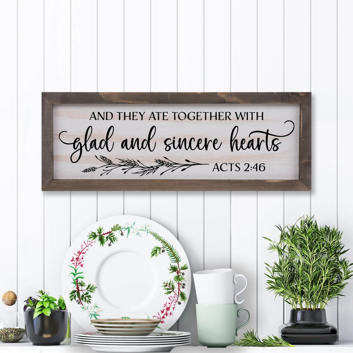 Copy of Not Ashamed Rustic Whitewash Wood Frame Scripture Sign | Romans 1:16 amazingfaithdesigns