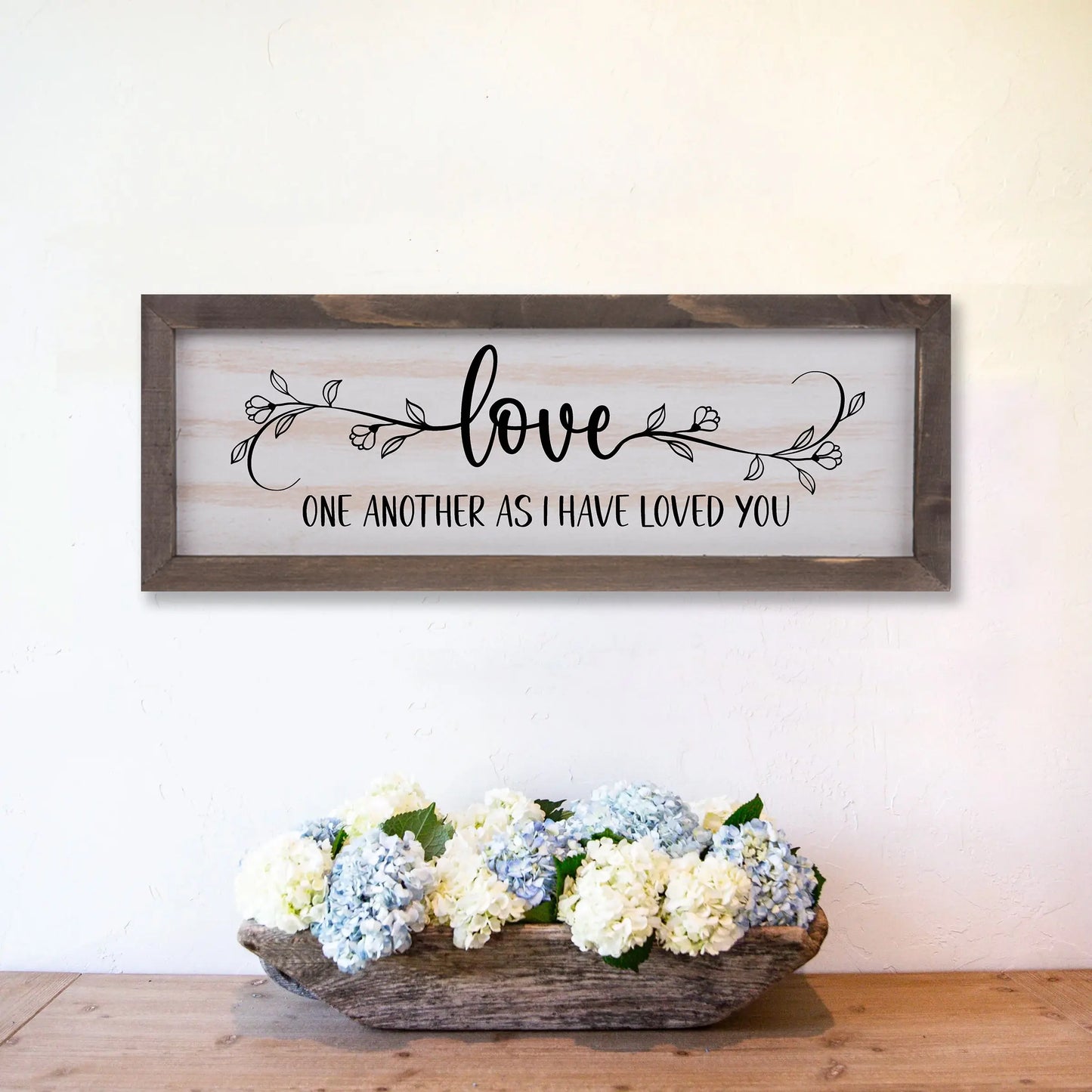 Copy of With God All Things Are Possible Rustic Whitewash Wood Frame Scripture Sign | Matthew 19:26 amazingfaithdesigns