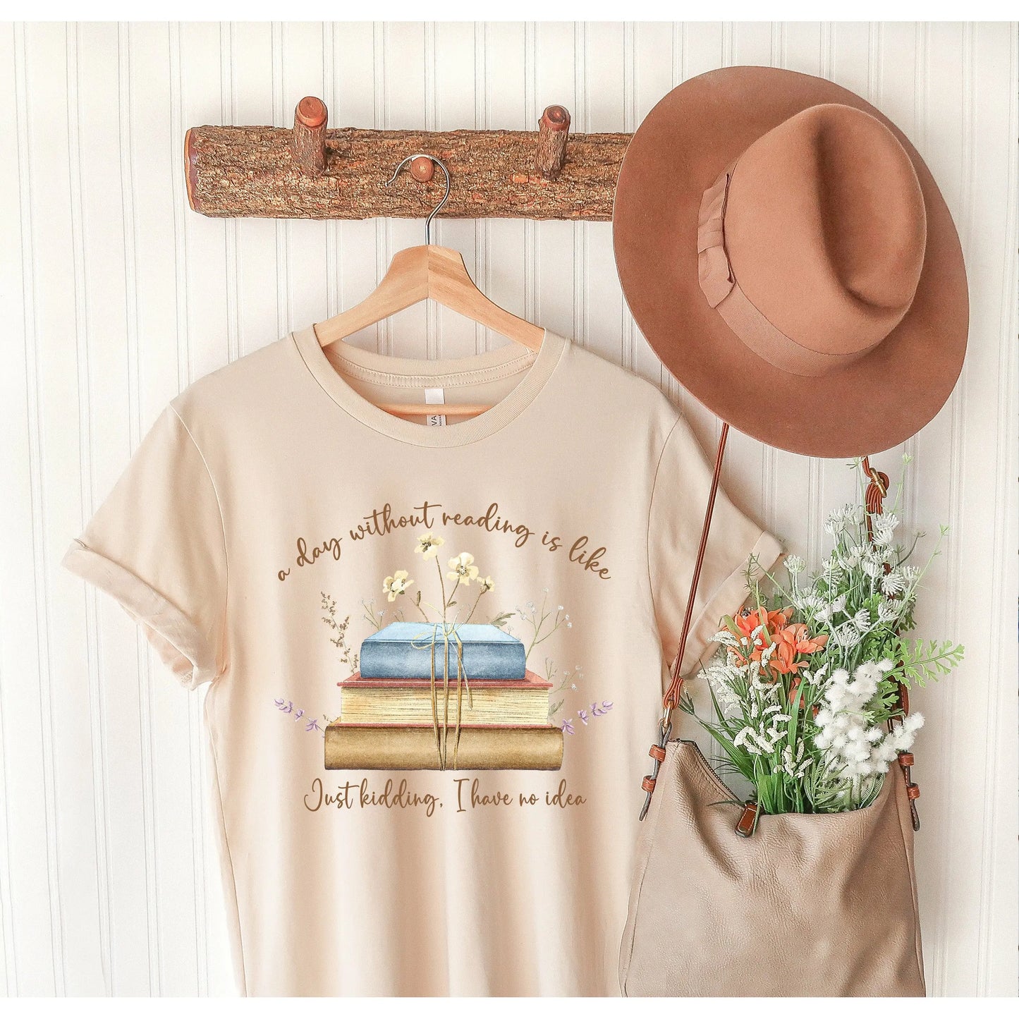 Day Without Reading Tshirt, Booklovers shirt, Reader tshirt, Book Lovers T-shirt, Reading Tee, Librarian Shirt Printify