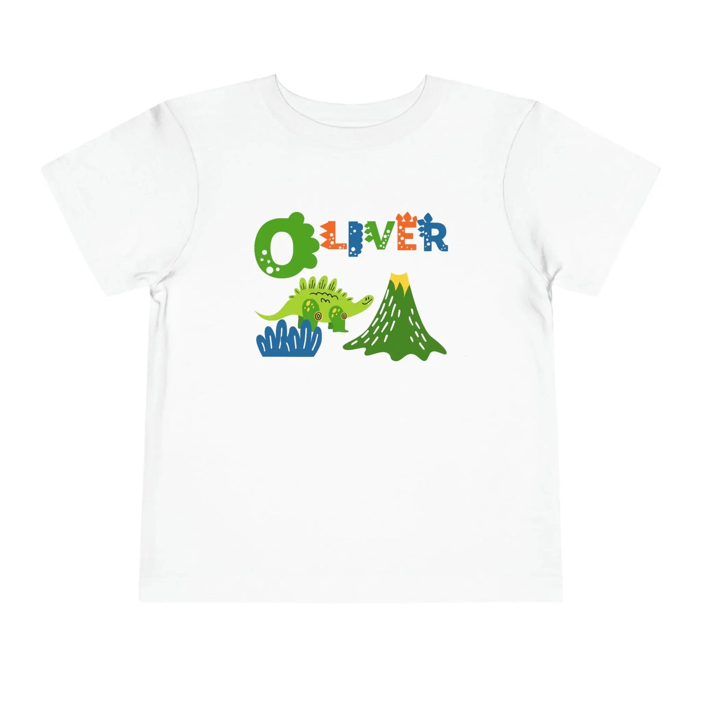 Dinosaur Personalized Toddler T-shirt Printify