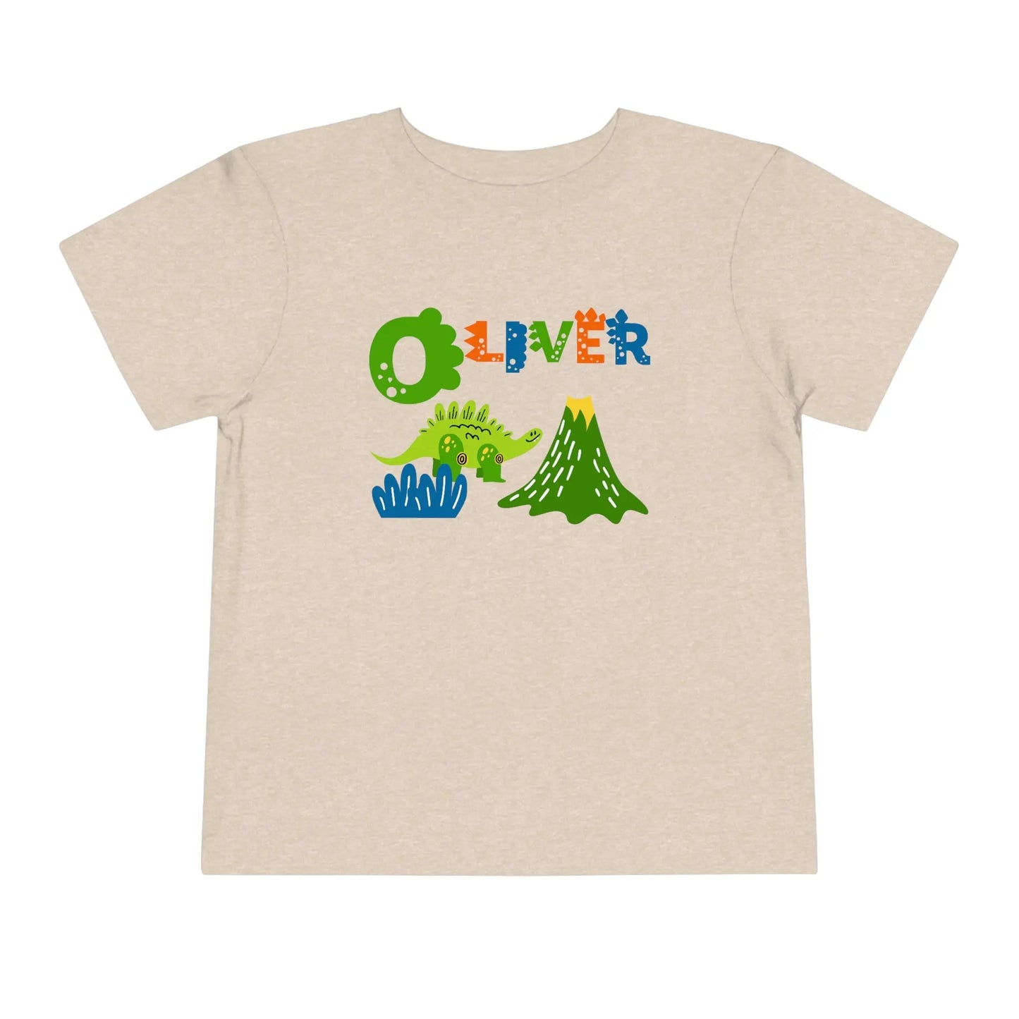 Dinosaur Personalized Toddler T-shirt Printify