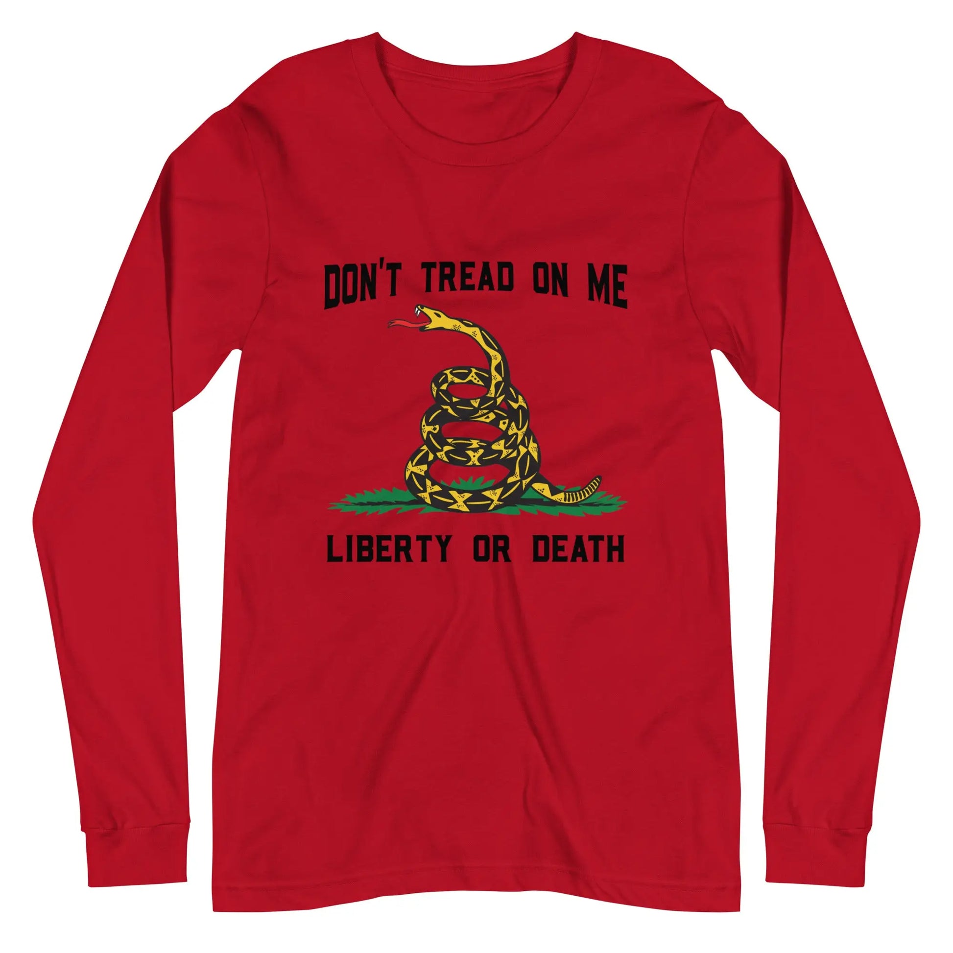 Don't Tread On Me Long Sleeve Tee Amazing Faith Designs