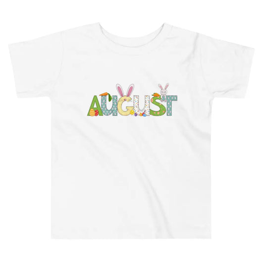 Easter Personalized Toddler Boy Short Sleeve Tee Amazing Faith Designs