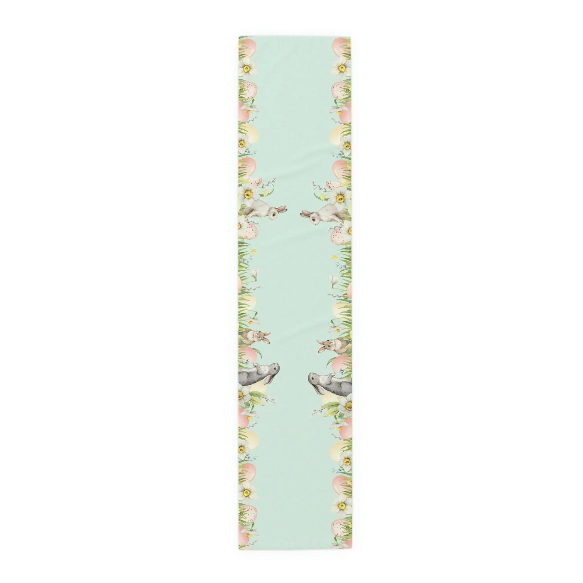 Easter Table Runner (Cotton, Poly) - Easter Bunnies Printify