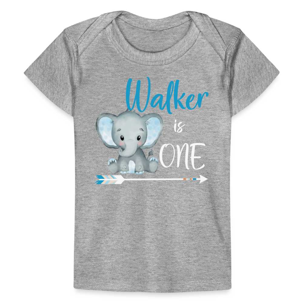 Elephant Personalized Organic Baby T-Shirt SPOD