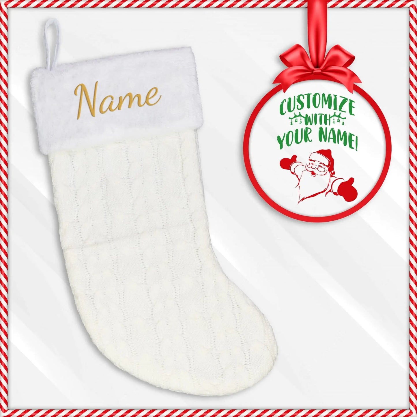 Embroidered Christmas Stocking teelaunch