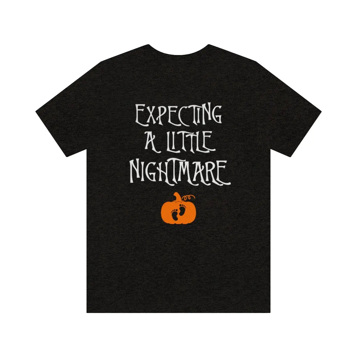 Expecting a Little Nightmare Tee, Halloween Pregnancy Shirt, Pregnancy Announcement Tee, Cute Maternity Halloween Tee Printify