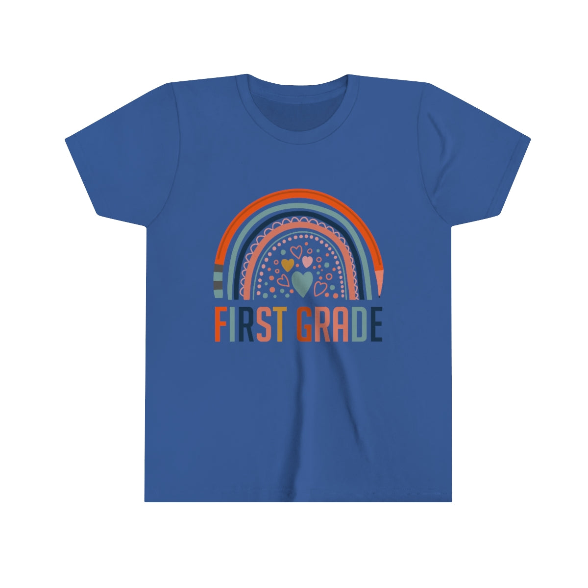 Back to School Rainbow Shirt, Kindergarten, First Grade, Second Grade, Third Grade, Fourth Grade, Fifth Grade - Amazing Faith Designs