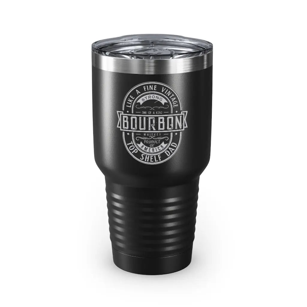 Fine Vintage Bourbon Dad Ringneck Tumbler, 30oz Printify