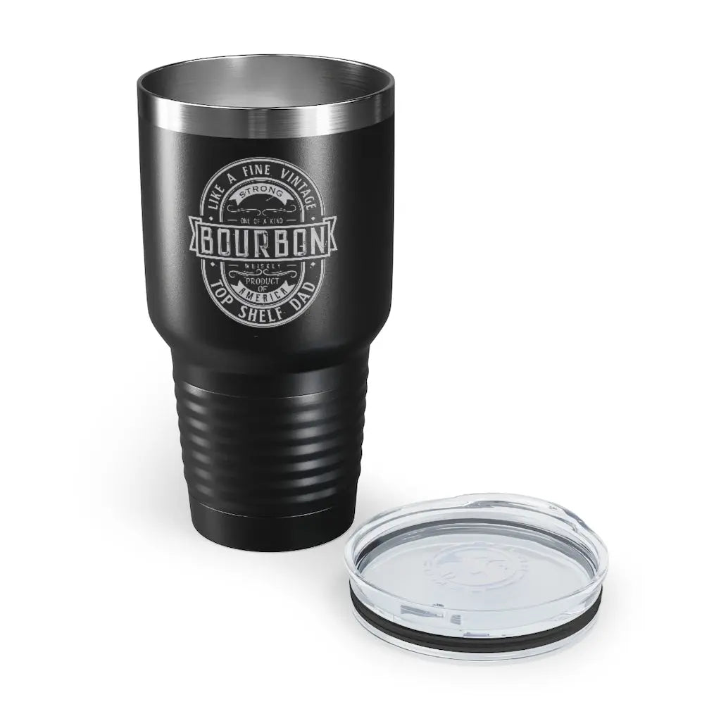 Fine Vintage Bourbon Dad Ringneck Tumbler, 30oz Printify