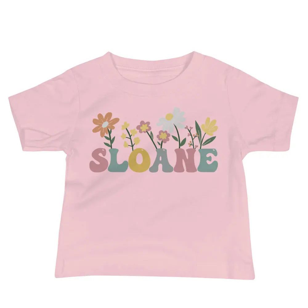 Flower Name Baby T-shirt | Mommy and Me Matching Shirts Amazing Faith Designs