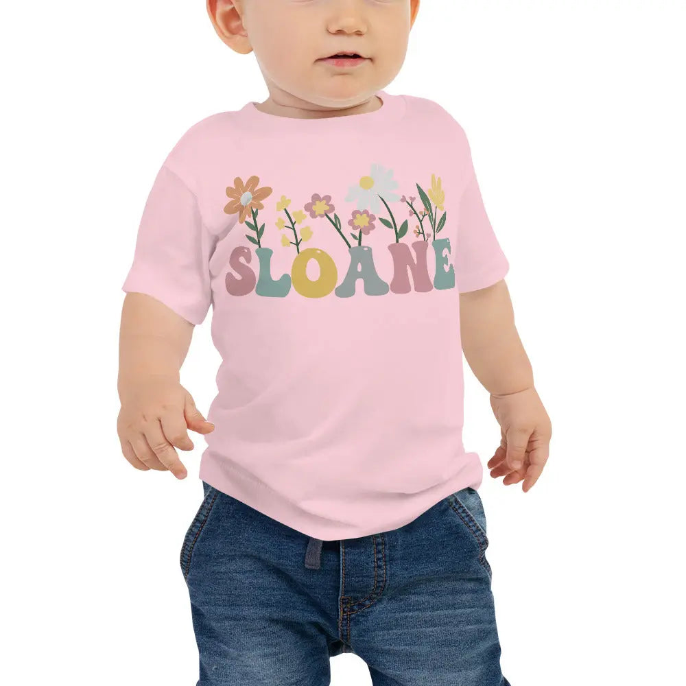 Flower Name Baby T-shirt | Mommy and Me Matching Shirts Amazing Faith Designs