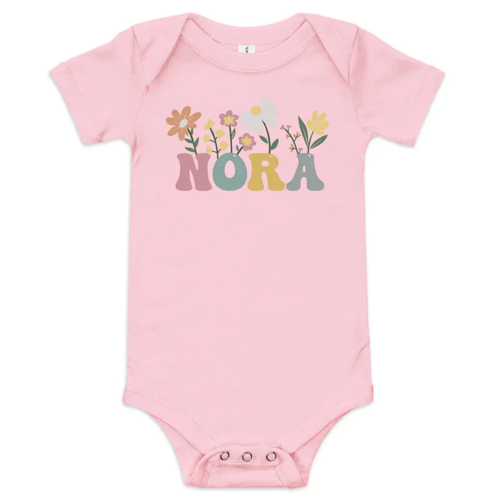 Flower Name Onesie | Mommy and Me Matching Shirts Amazing Faith Designs