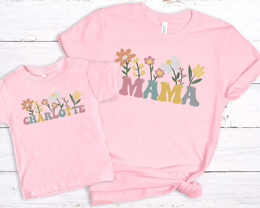 Flower Name Personalized T-Shirts (Youth Sizes) Amazing Faith Designs