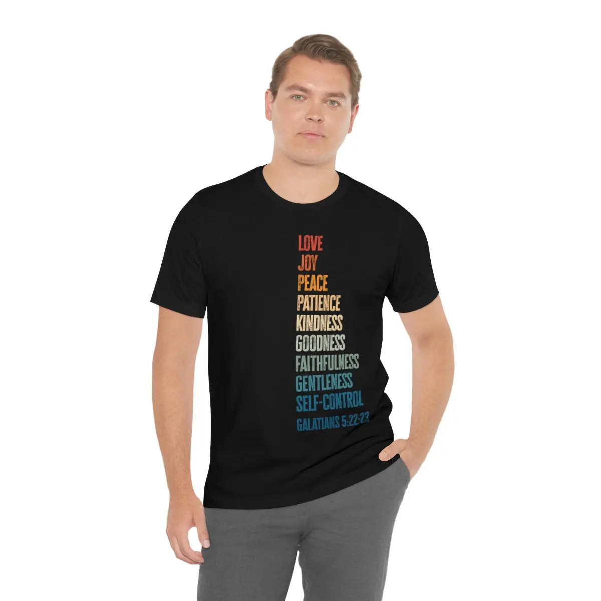 Fruit of the Spirit Scripture Unisex T-shirt | Love Joy Peace Printify