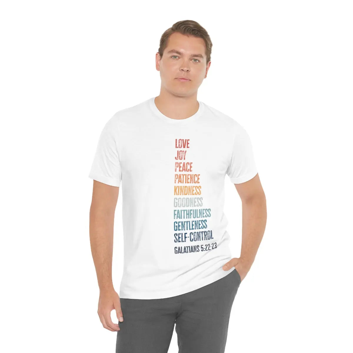 Fruit of the Spirit Scripture Unisex T-shirt | Love Joy Peace Printify