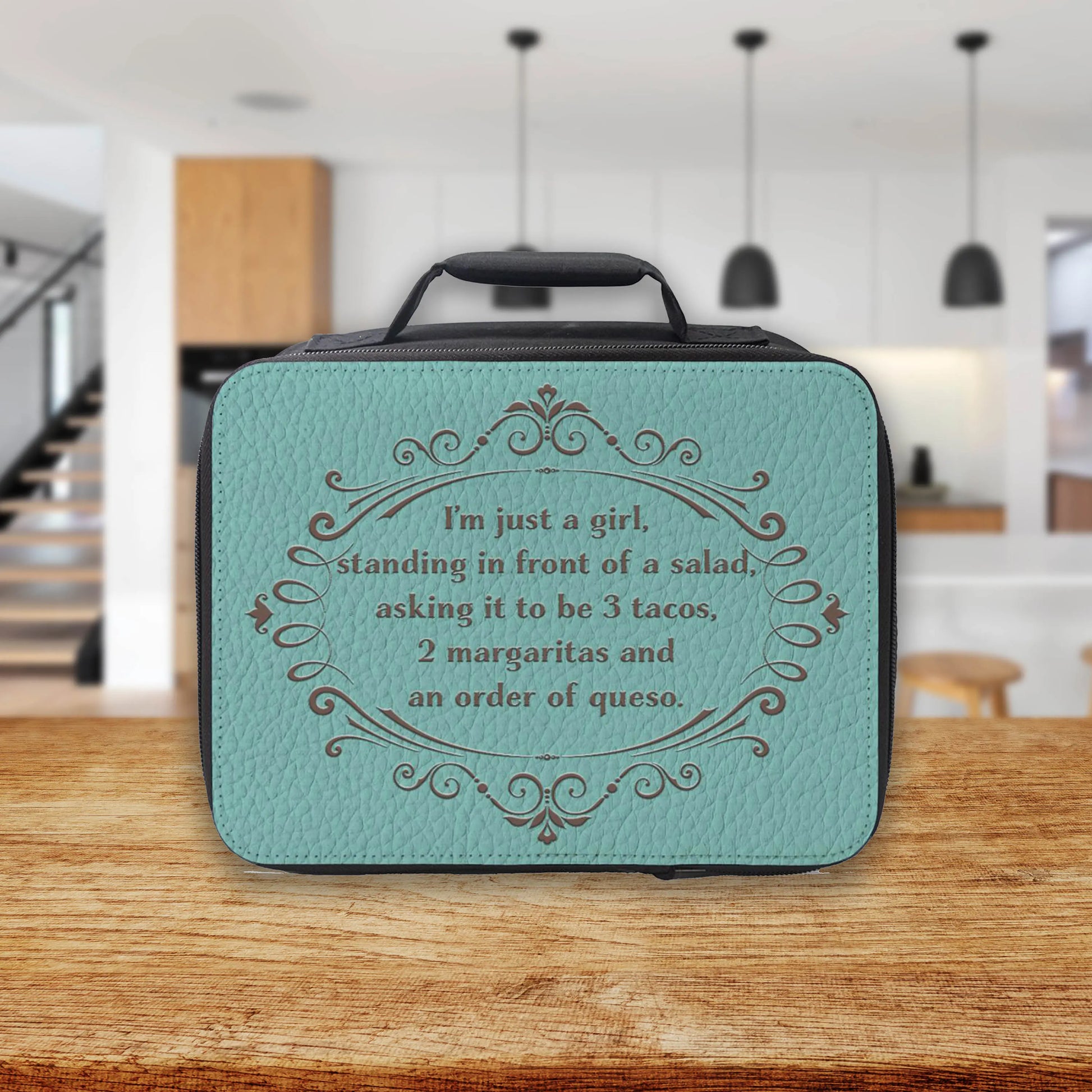 Custom Teacher Quote Insulated Lunch Bag (Personalized)