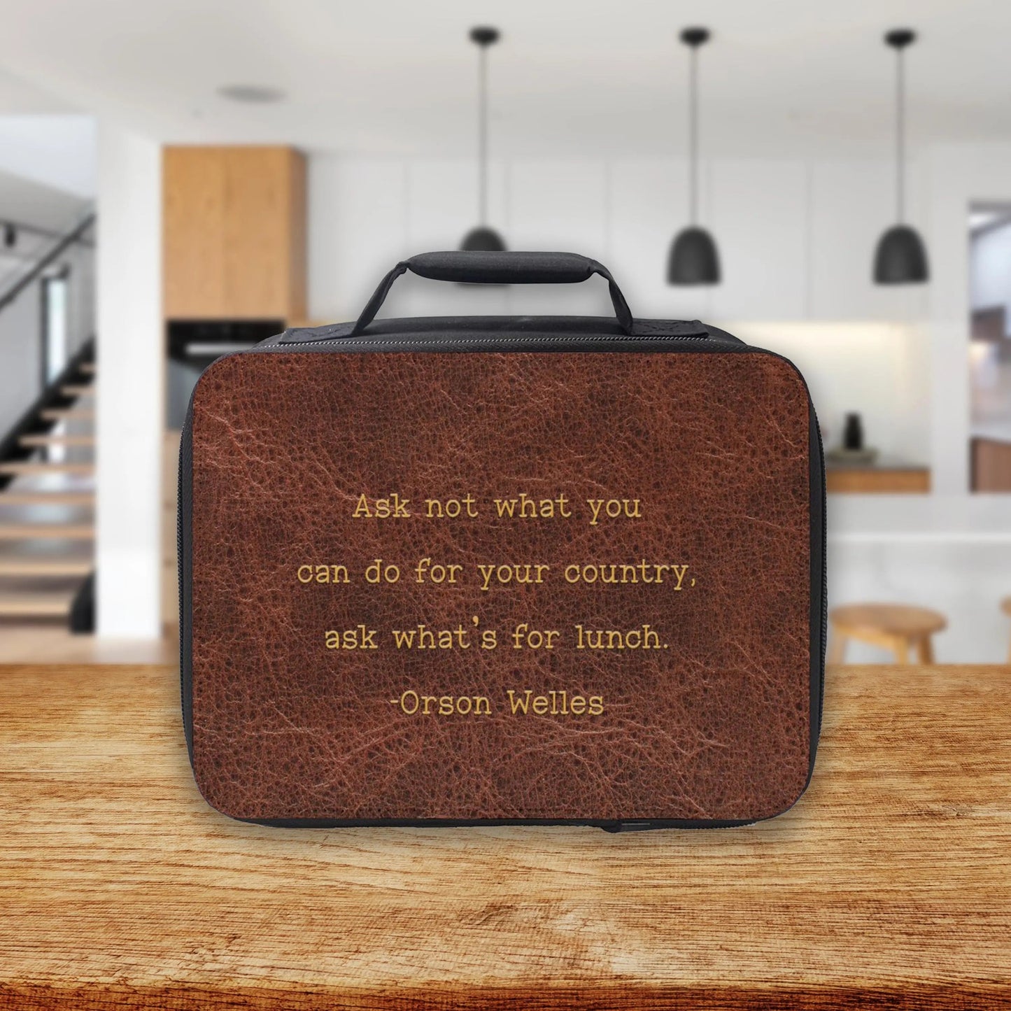 Funny Quote Lunch Box, Adult Insulated Lunch Box