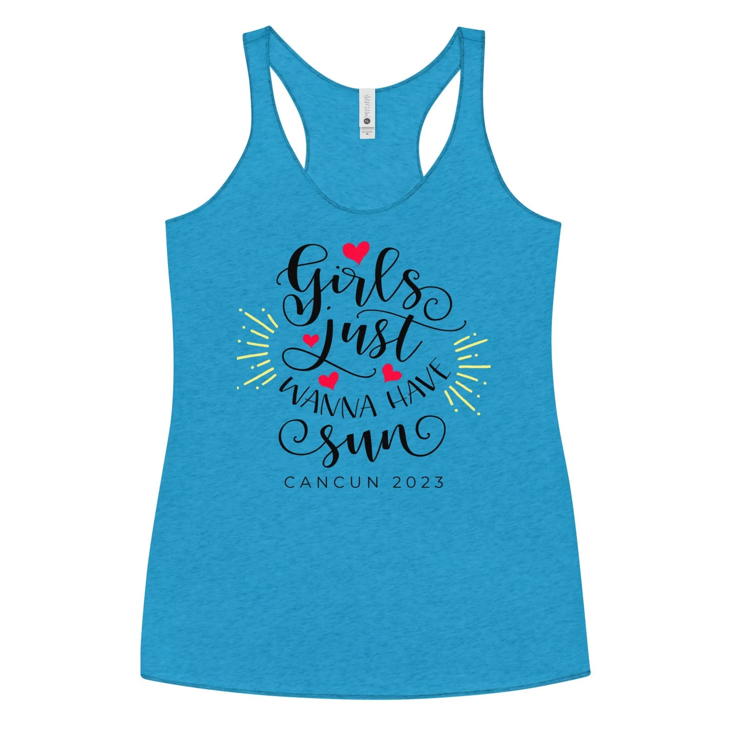 Girls Just Wanna Have Sun Racerback Tank, Friends Beach Shirt, Summer Shirt Amazing Faith Designs