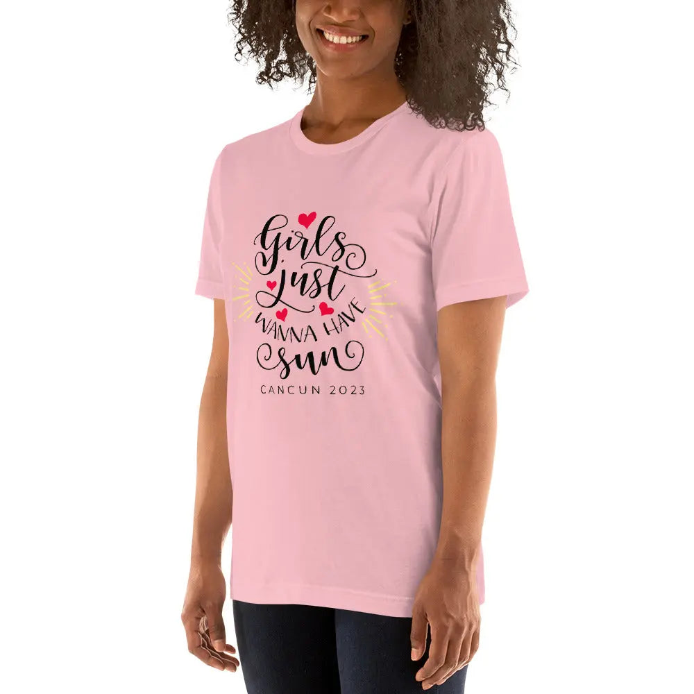 Girls Just Wanna Have Sun Unisex t-shirt, Friends Beach Shirt, Summer Shirt, Vacation Shirt, Girls Trip T-shirt, Friends Beach Trip Shirts Amazing Faith Designs