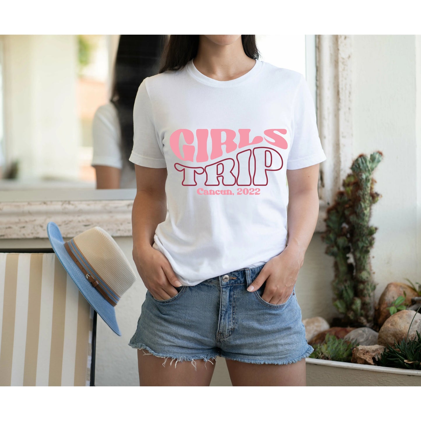 Girls Trip Personalized Shirt, Summer Shirt, Vacation Shirt, Girls Trip T-shirt, Friends Beach Trip Shirts, Matching Shirts Printify