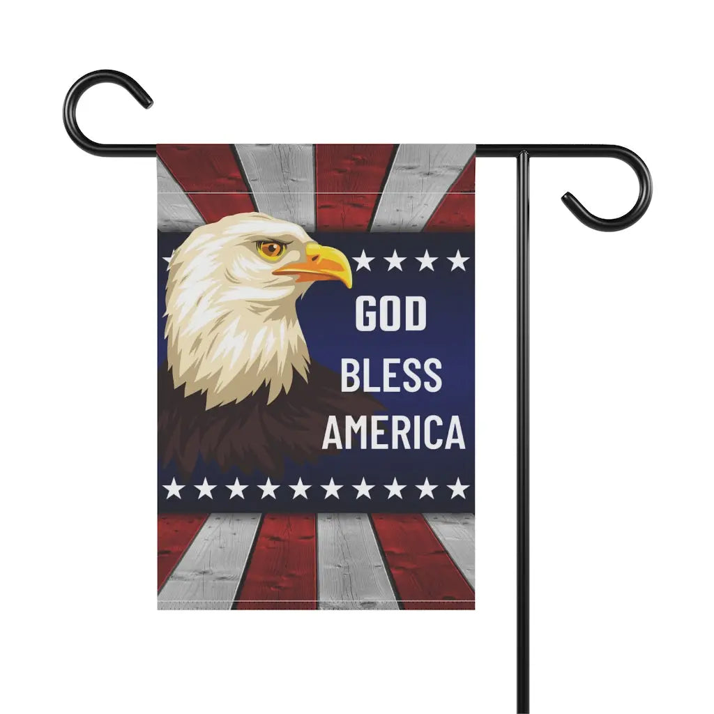 God Bless America Garden Flag | Welcome Flag | Patriotic Garden Flag | Fourth of July Printify