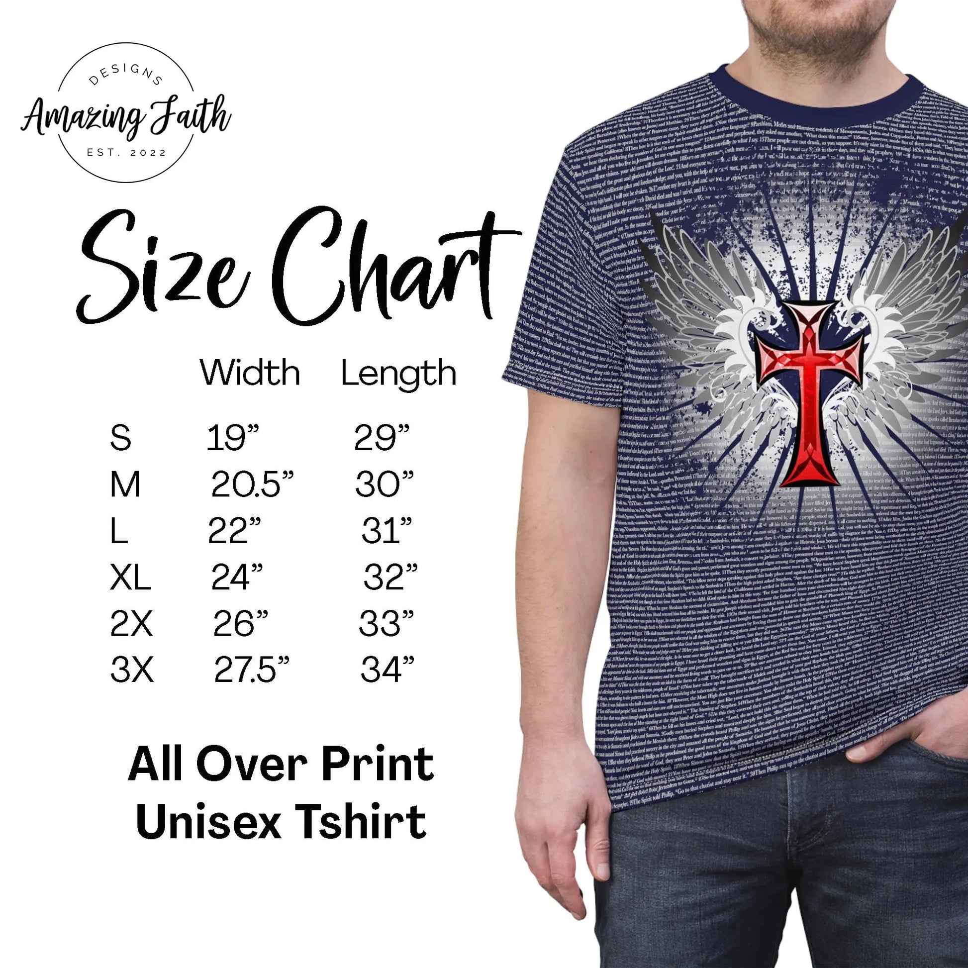Gospel of Matthew Jesus T-shirt, Christian Faith Shirt, Jesus Shirt - Unisex Printify