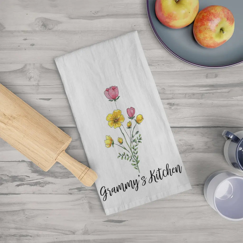 Grammy's Kitchen Tea Towel Printify