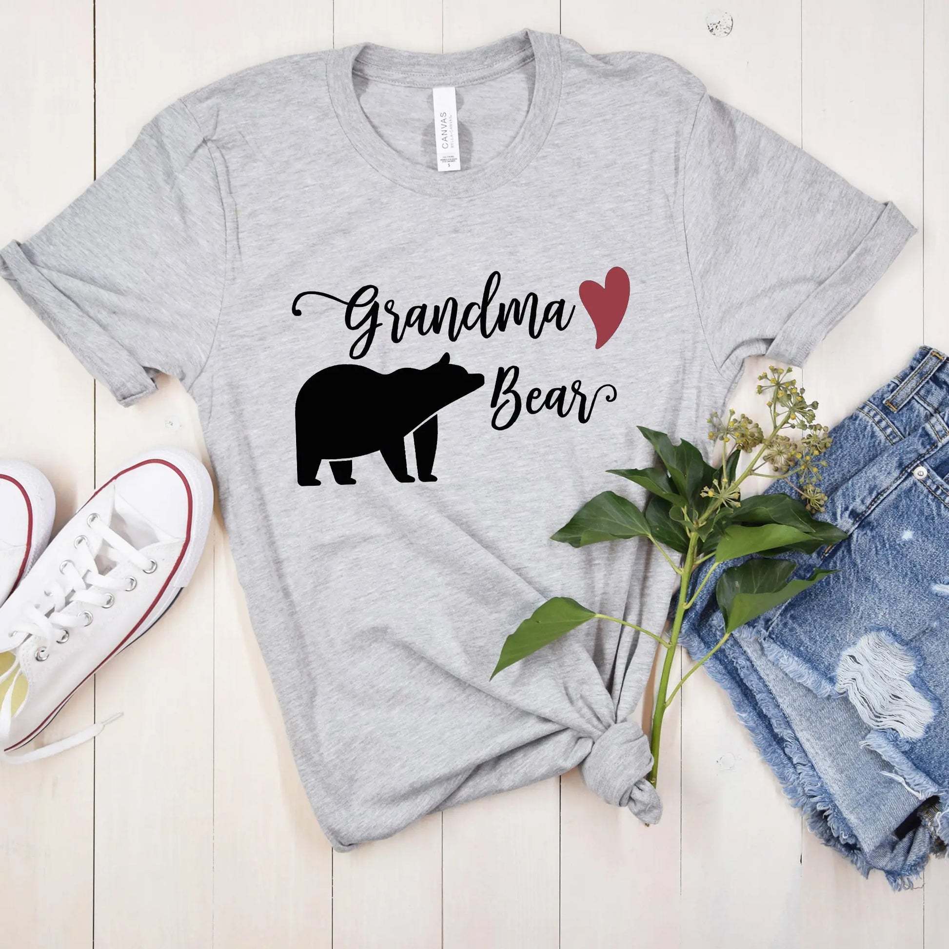 Grandma Bear Jersey Short Sleeve Tee Printify