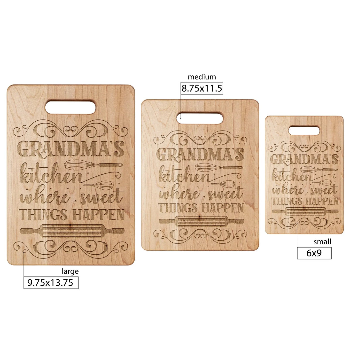 Grandma's Kitchen Maple Cutting Board teelaunch