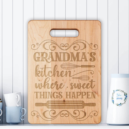 Grandma's Kitchen Maple Cutting Board teelaunch
