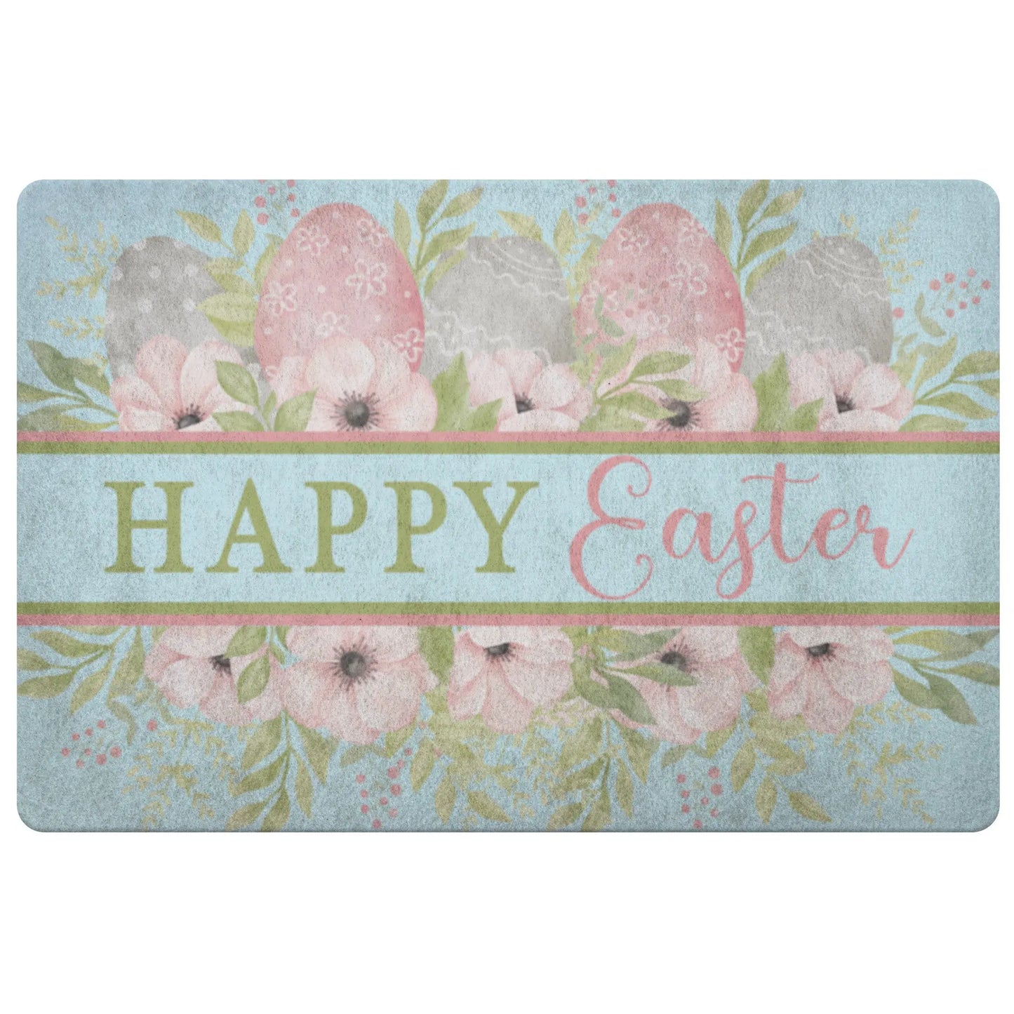 Happy Easter Pastel Doormat teelaunch