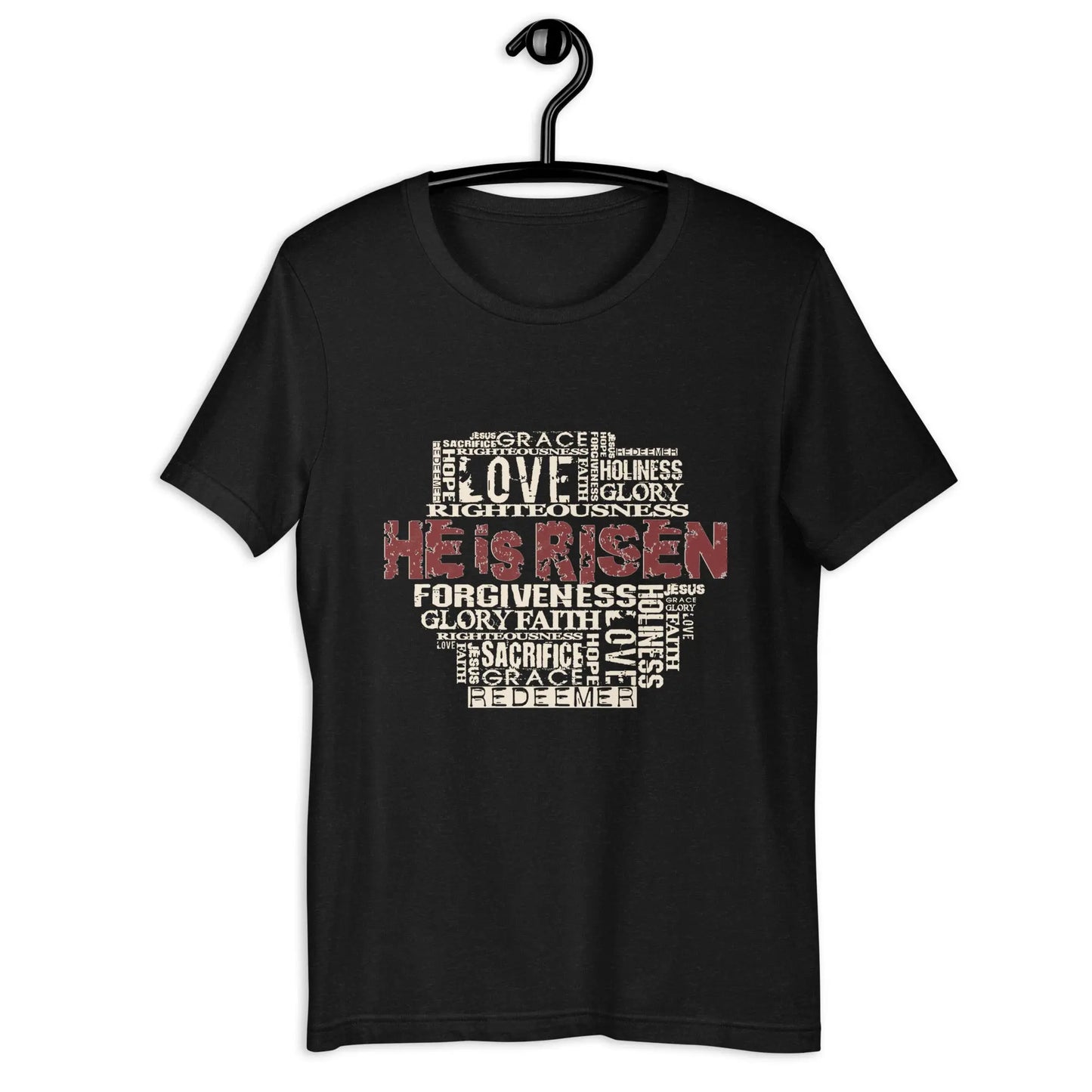He is Risen Vintage Unisex t-shirt, Easter Shirt for Him Amazing Faith Designs