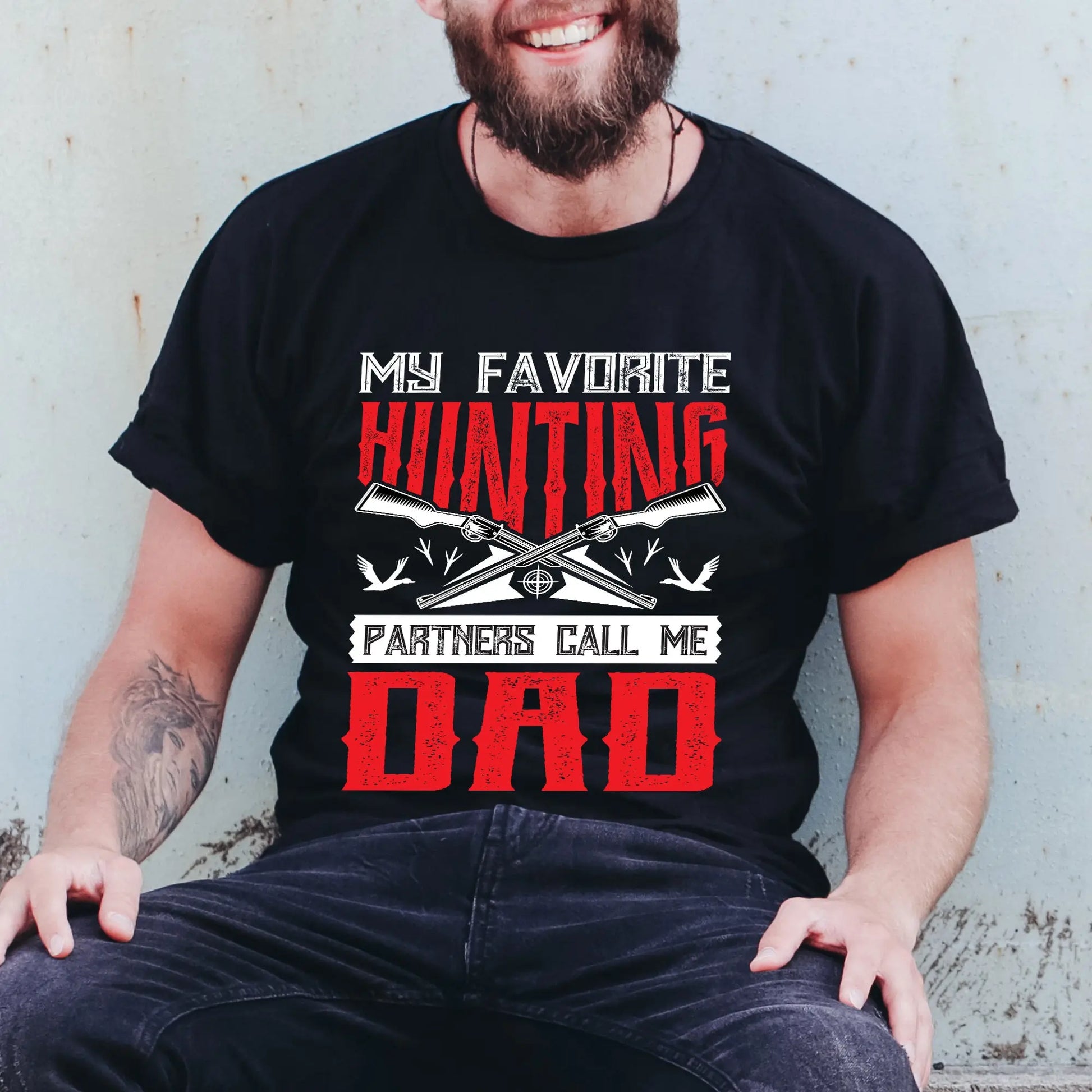 Hunting Dad Men's T-shirt | Father's Day Gift Printify