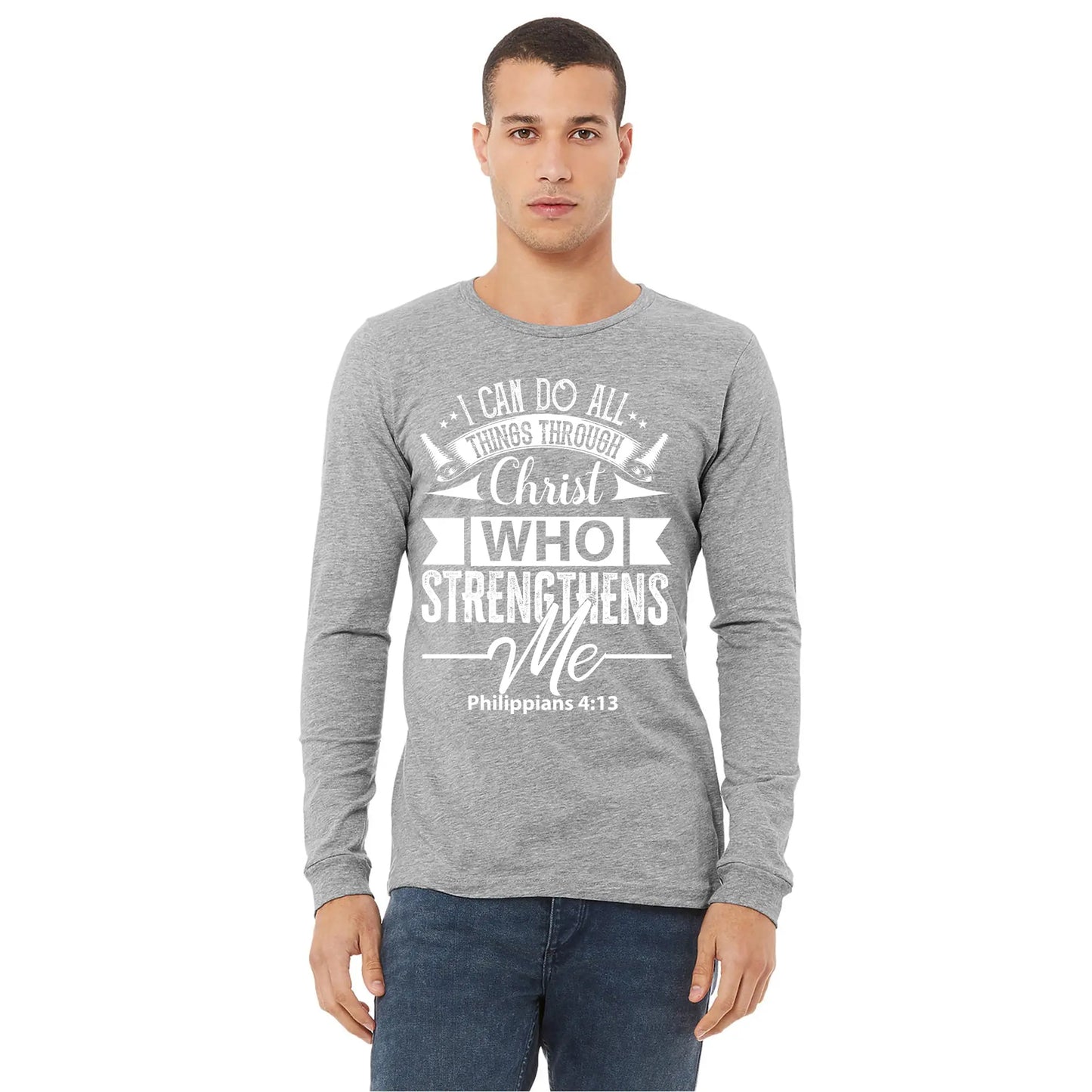 I Can Do All Things Scripture Long Sleeve Shirt Amazing Faith Designs