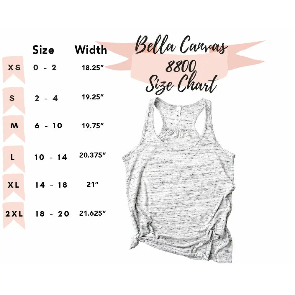 I Can Do all Things Women's Flowy Racerback Tank Printify